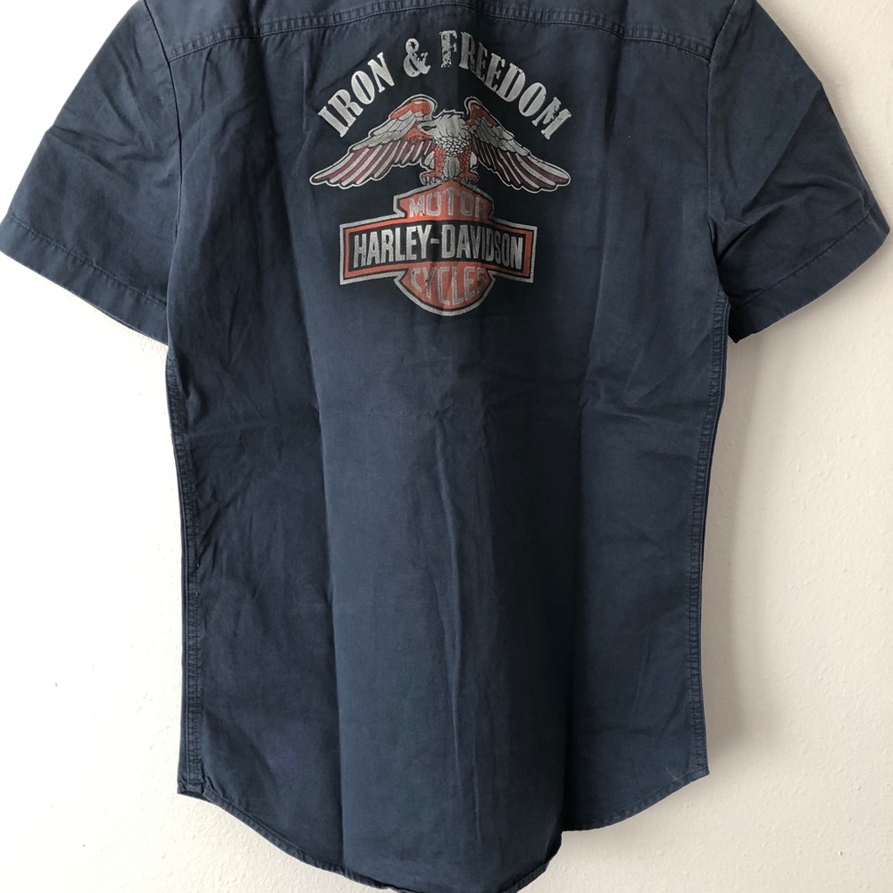 Harley Davidson button up men’s shirt - Picture 2 of 2